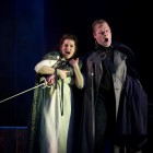 Claire Rutter as Leonora and Roland Wood as Count di Luna