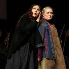 Shuna Scott Sendall (Mother & Witch) and Catriona Hewitson (Gretel)
